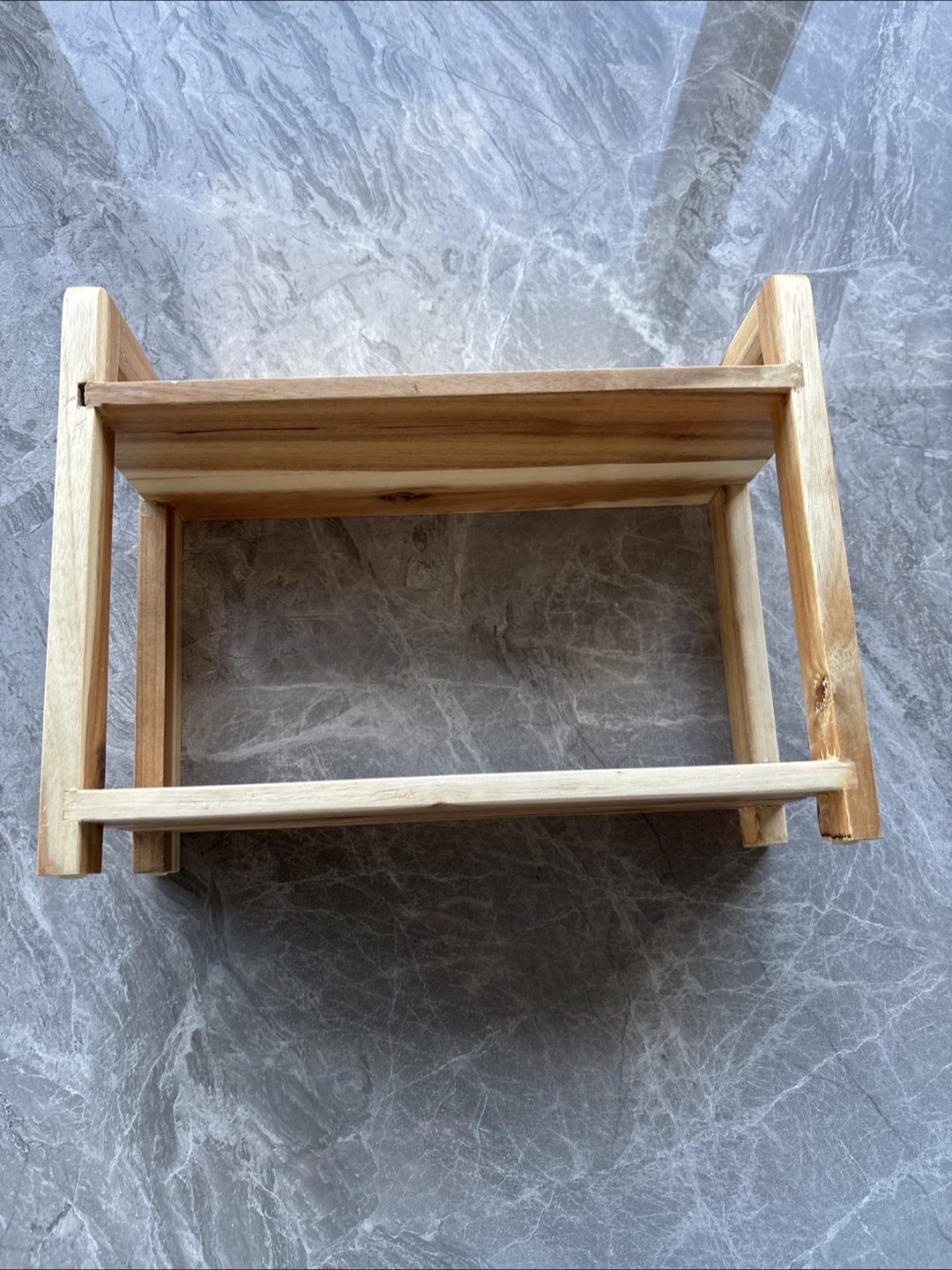 Wooden 2-Tier Shelf - photo 2
