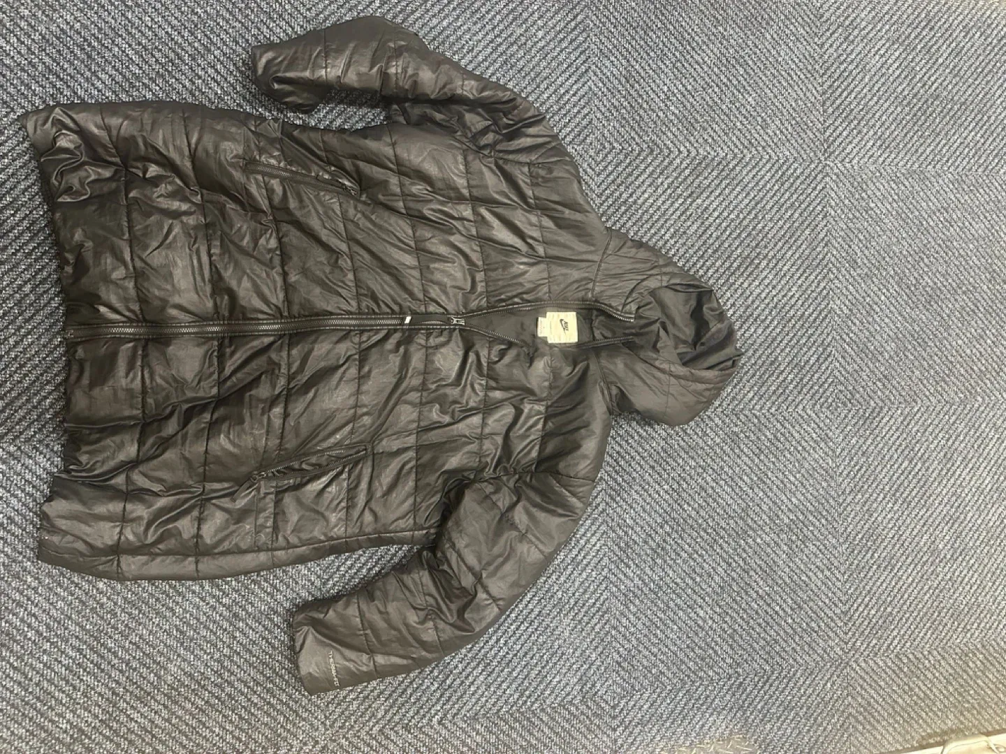 Nike Black Puffer Jacket thumbnail