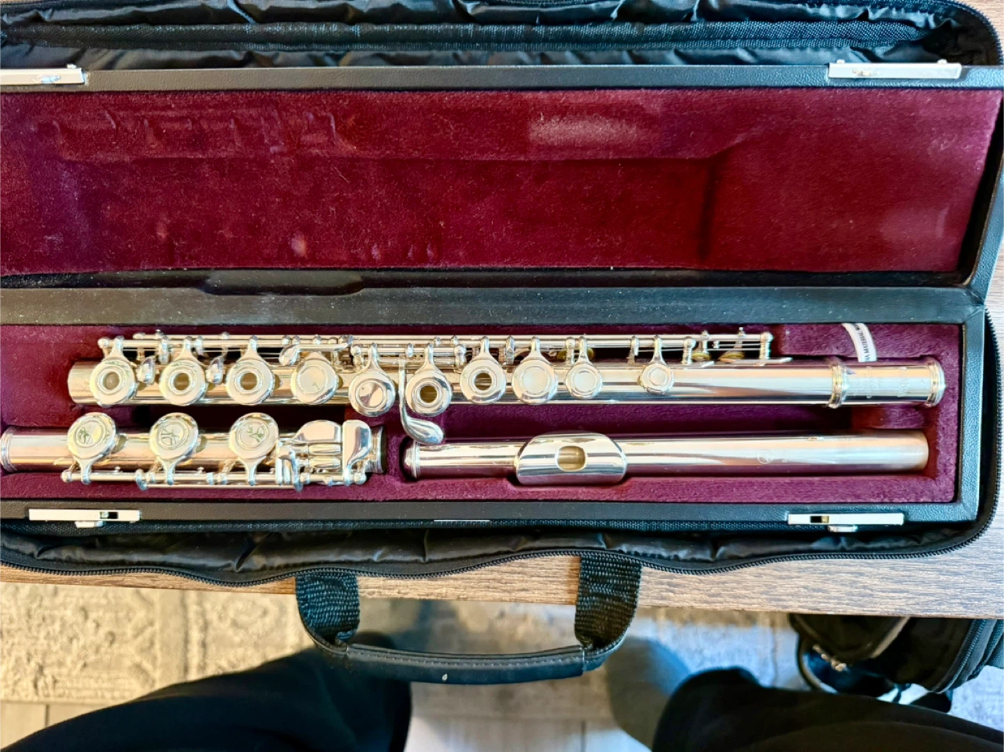 Yamaha Open Hole Flute 461 Offset G Key B Foot