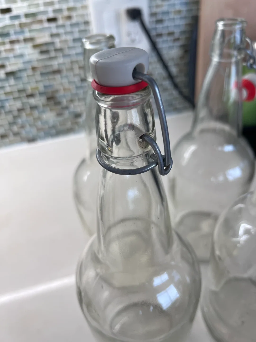 EZ Cap Glass Bottles - Set of 4 or as singles thumbnail