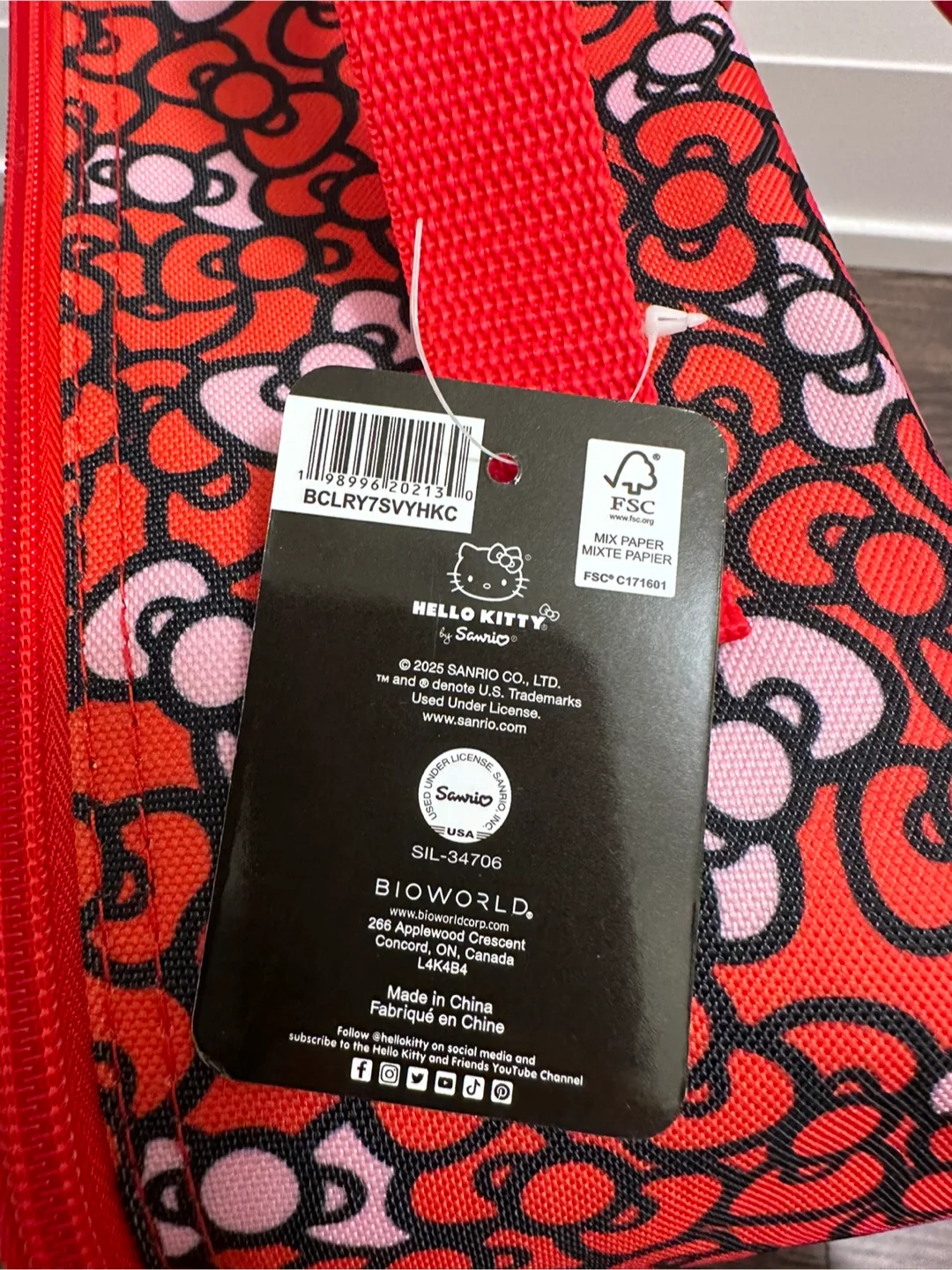 Sanrio Hello Kitty Kids Luggage suitcase image indicator(8)