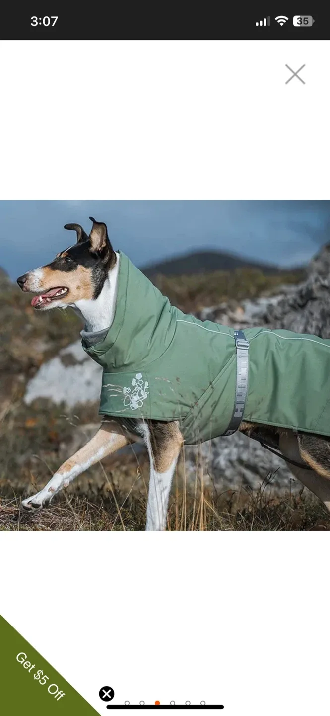 Hurtta Extreme Warmer Eco Dog Coat - Size 60/24 image indicator(2)
