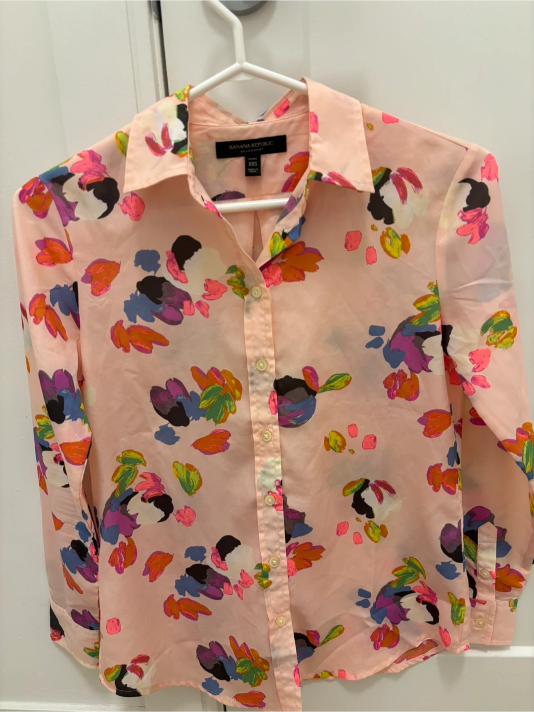 Banana Republic XXS Floral Blouse