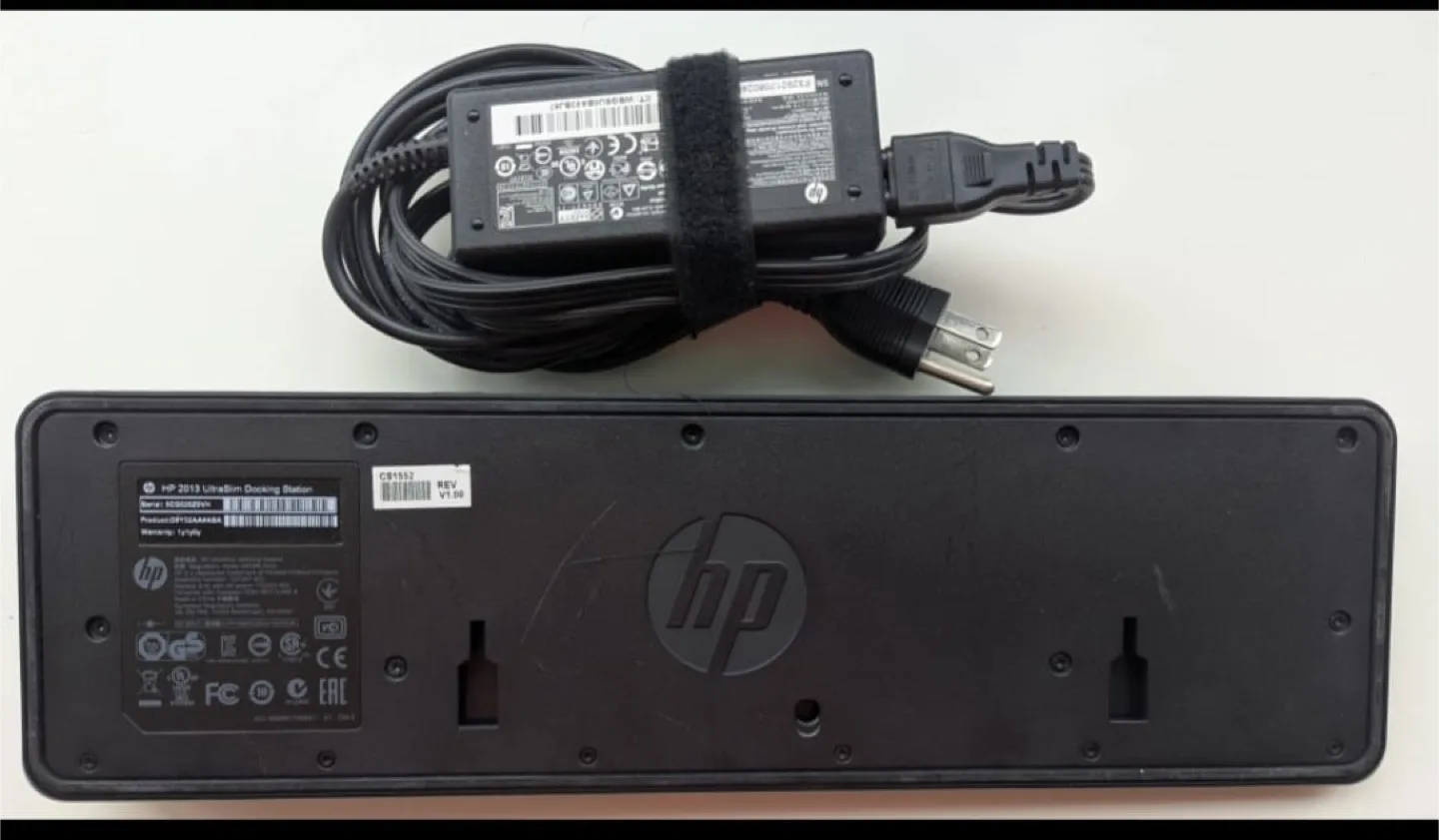HP 2013 UltraSlim Docking Station + Power Adapter 🥕 thumbnail