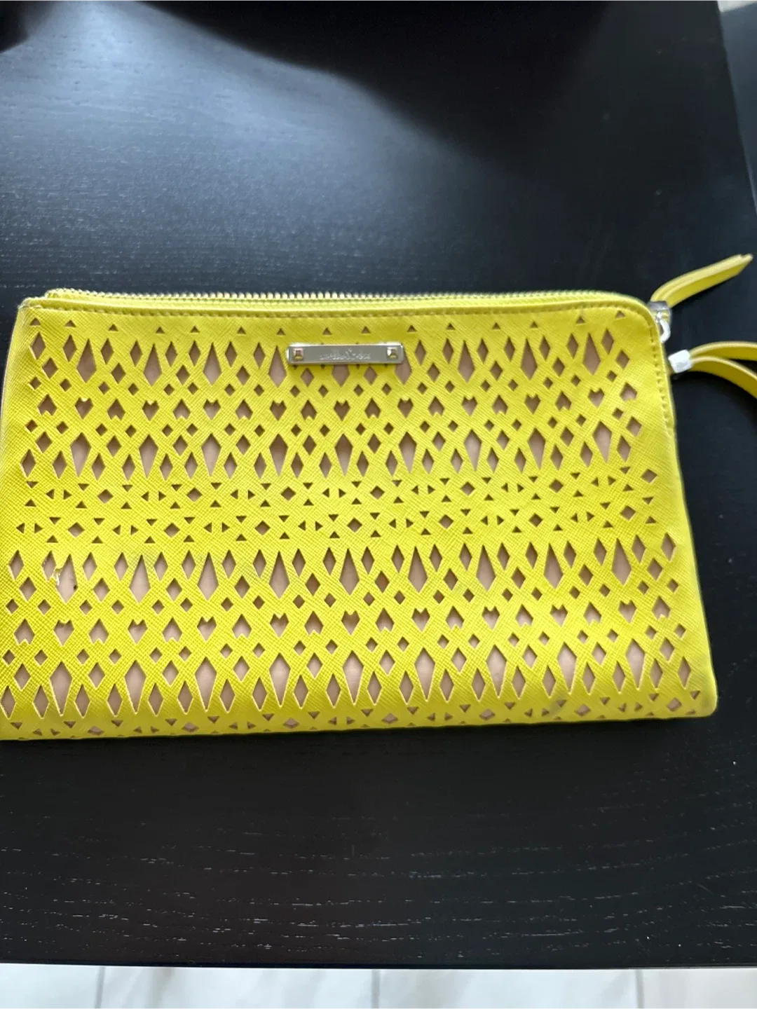 stella & dot Yellow Clutch thumbnail