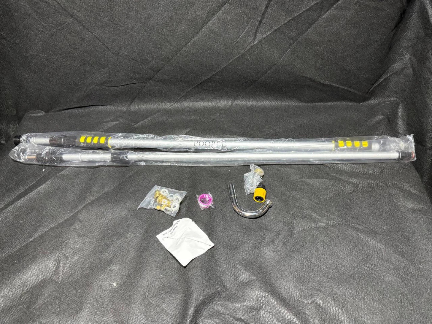 POOPLE Gutter Cleaning Tool – 12ft Extension Pole Kit