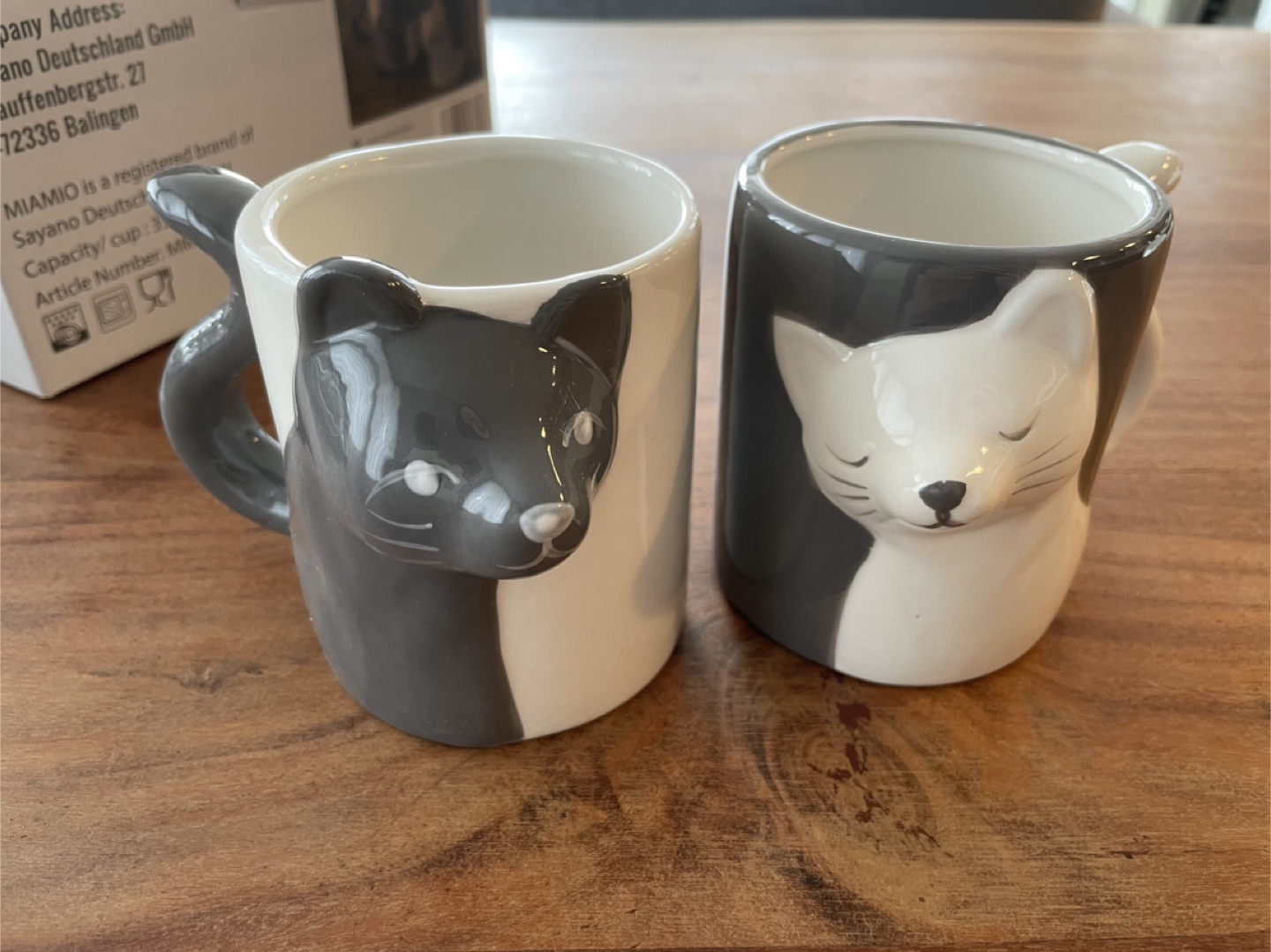 Miamio Cat Mugs, Set of 2 - photo 4
