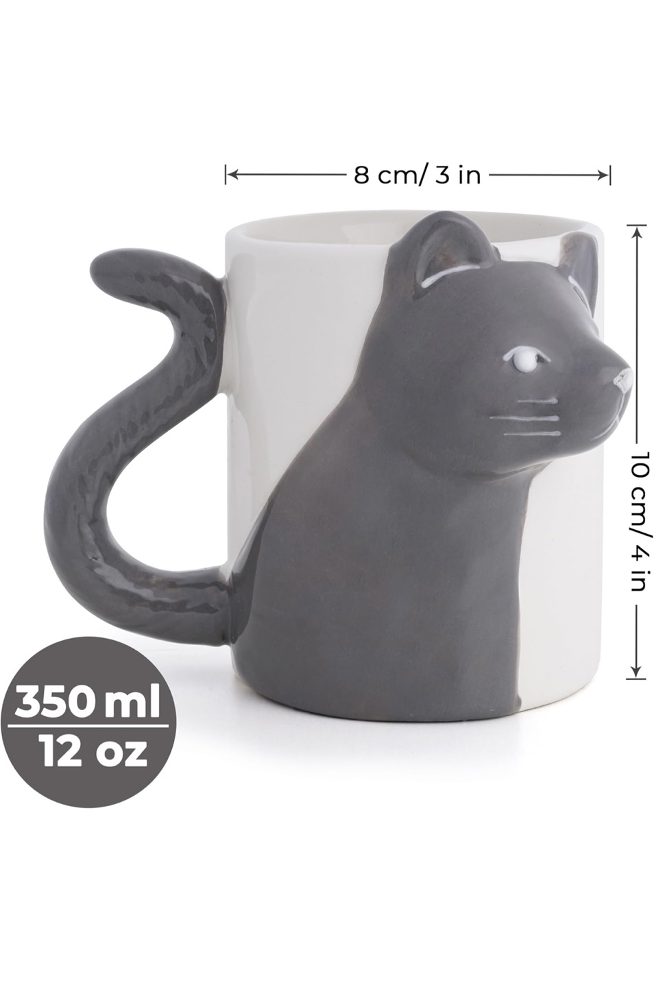Miamio Cat Mugs, Set of 2 - photo 2