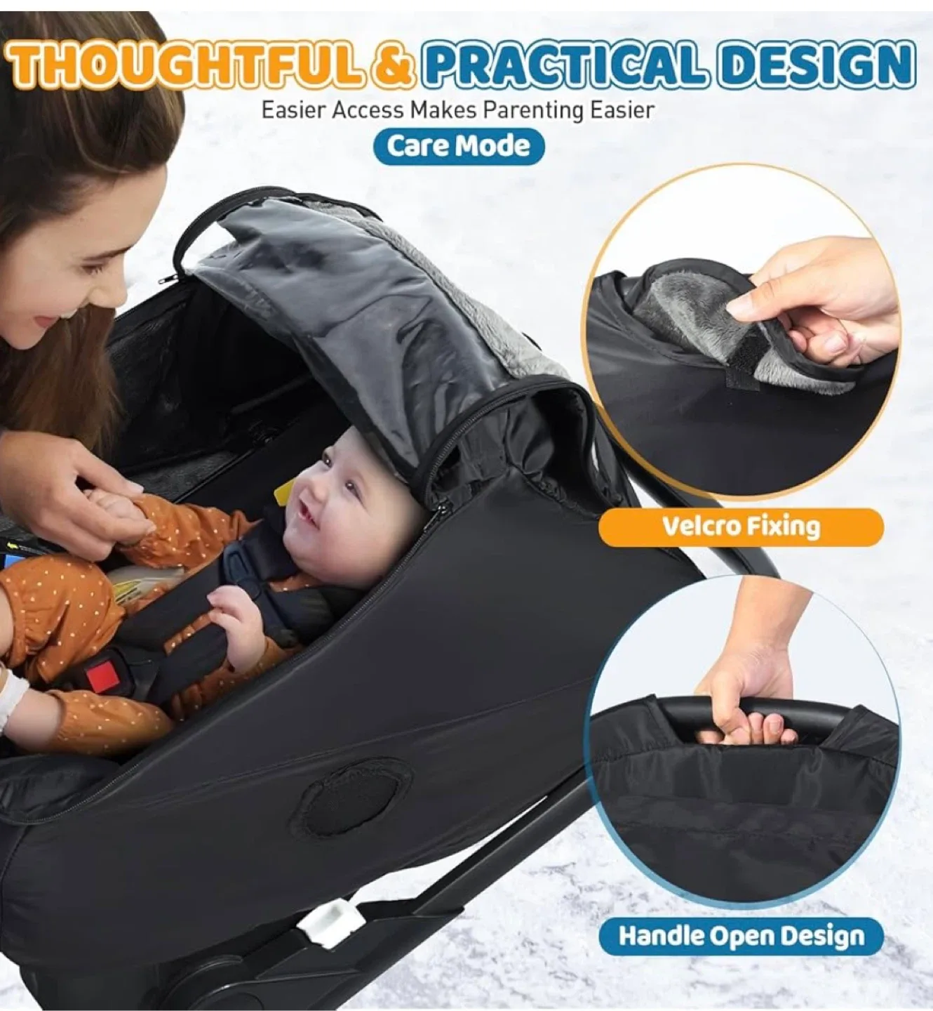 Brand new Baby Car Seat Cover - Weather Protection image indicator(4)