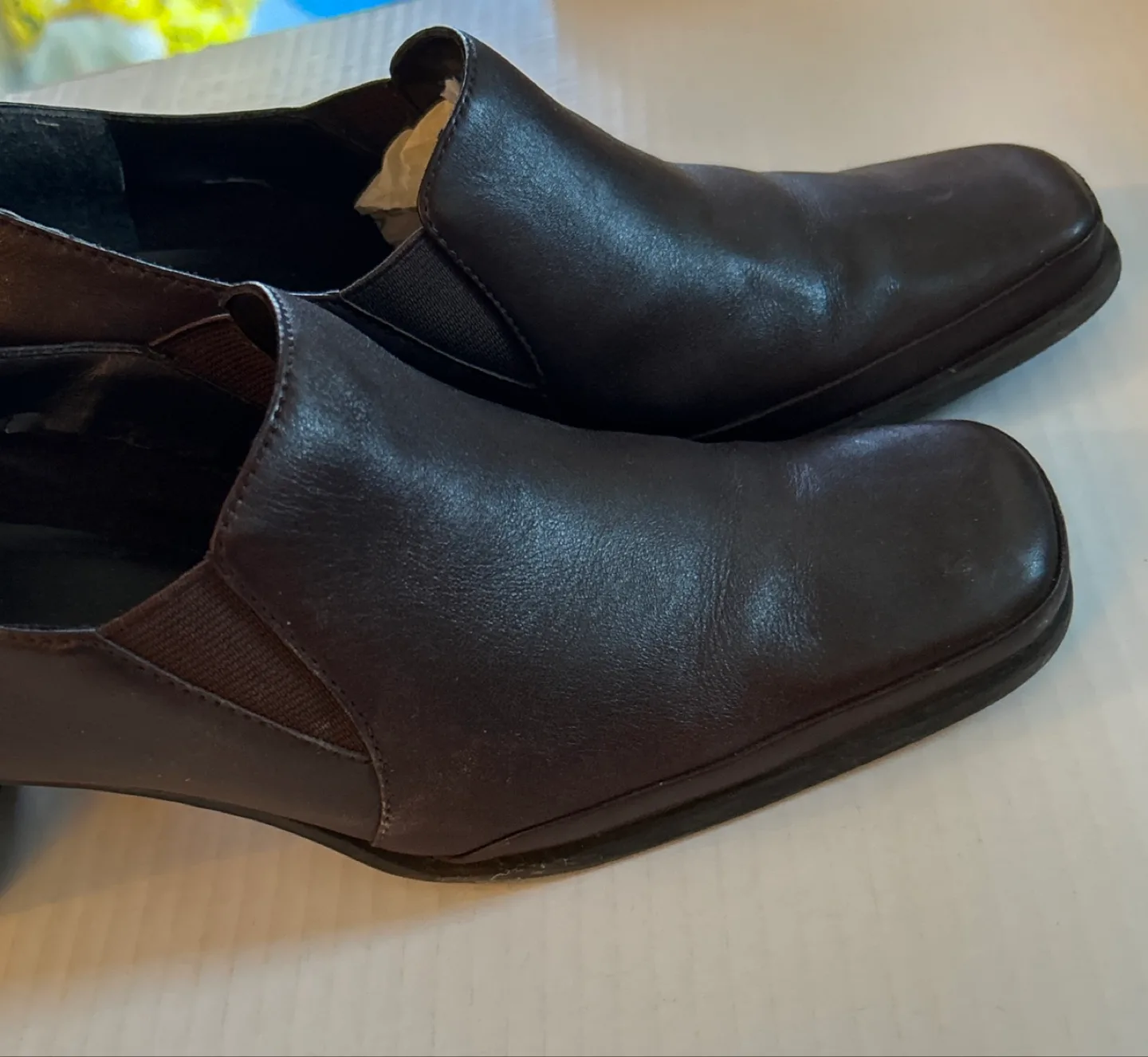 A2 by Aerosoles Brown Leather Heels image indicator(4)