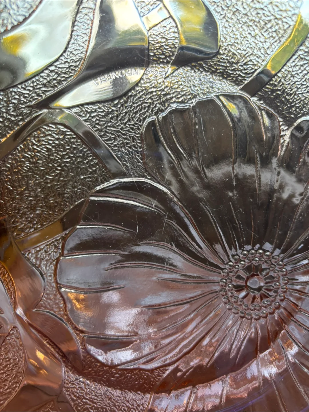 Vintage Pink Depression Glass Plates (Set of 4) image indicator(4)