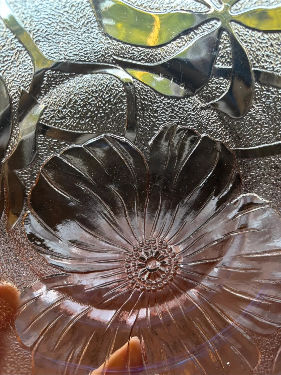 Vintage Pink Depression Glass Plates (Set of 4) image indicator(8)