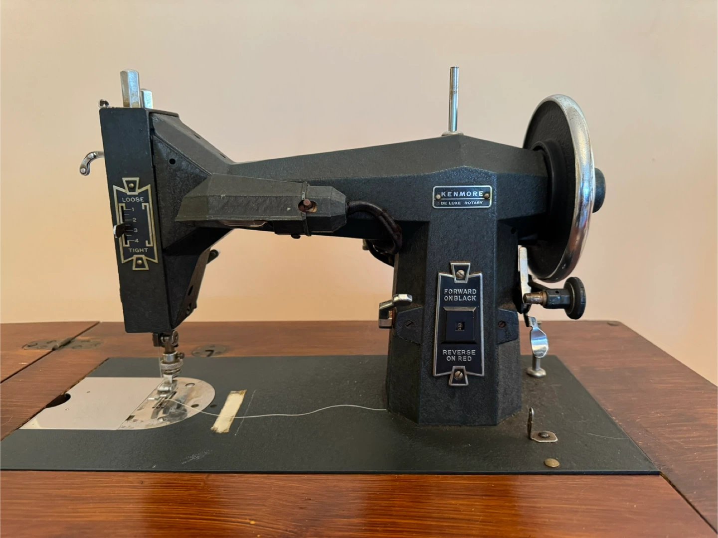 Kenmore Deluxe Rotary Sewing Machine with Cabinet