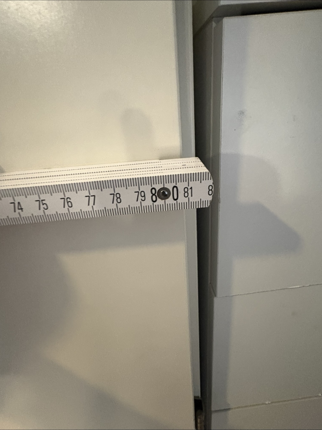 White Wardrobe - 80cm Wide x 170cm High - photo 4