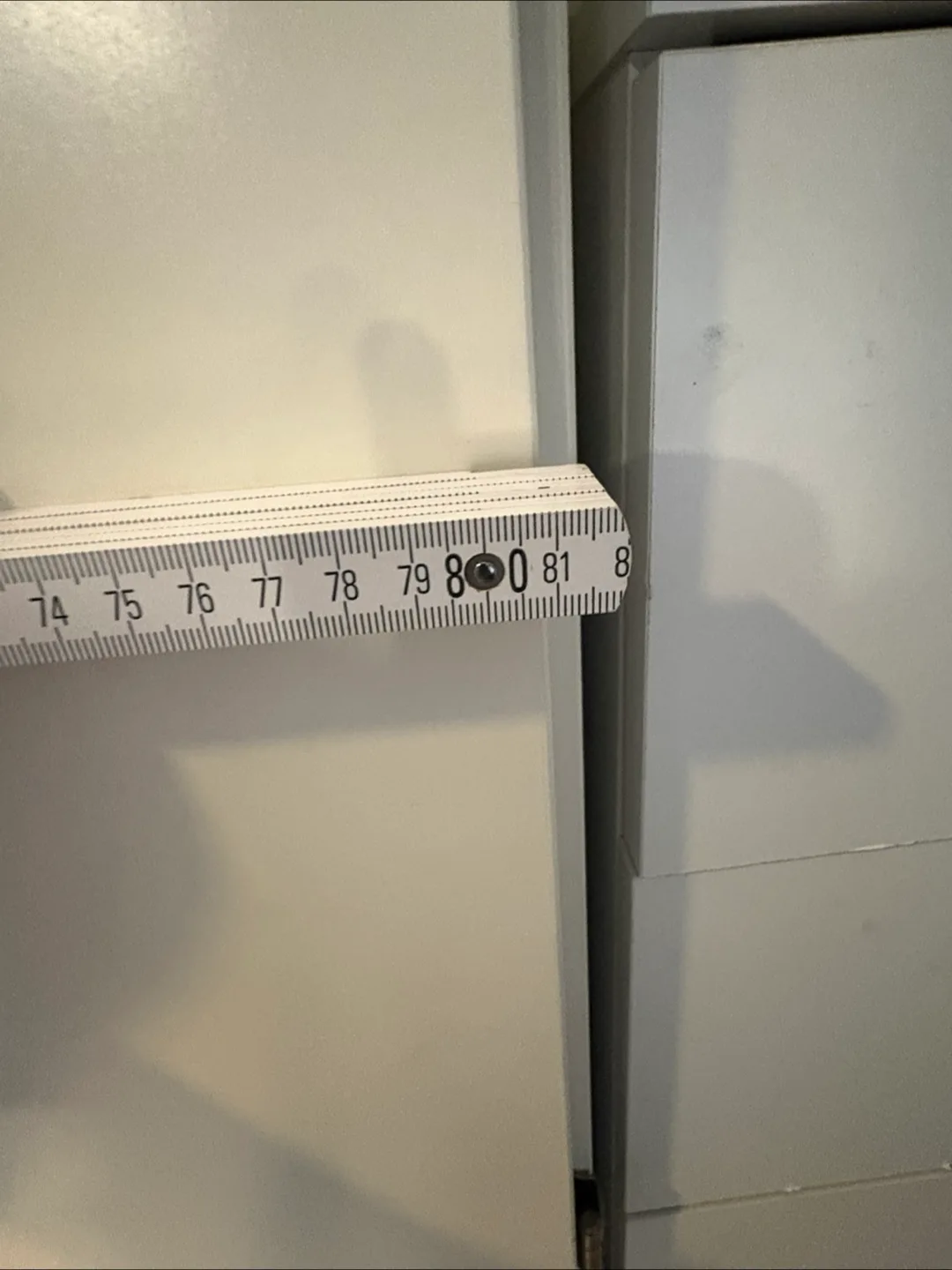 White Wardrobe - 80cm Wide x 170cm High image indicator(4)