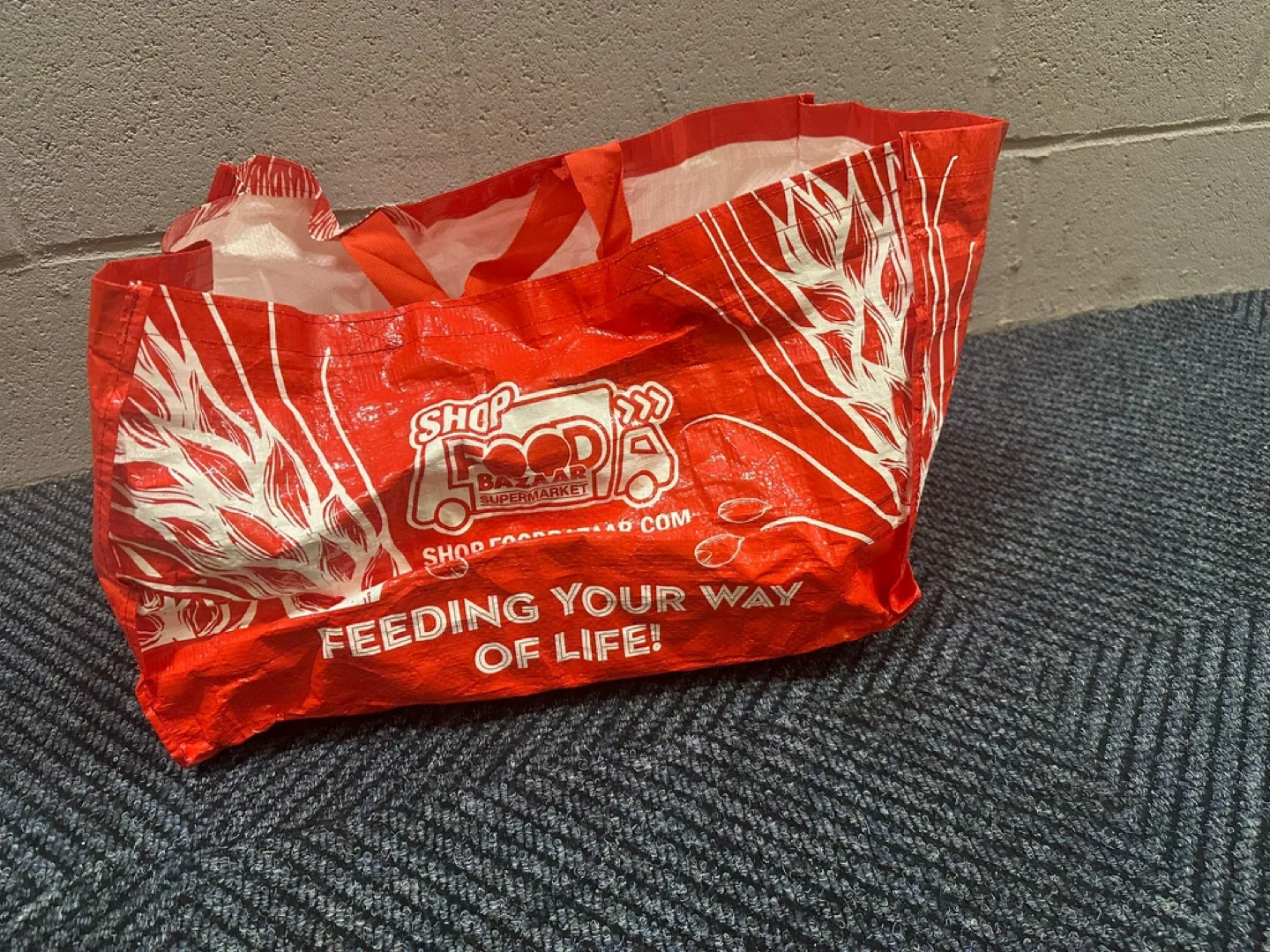 Shop Food Bazaar Reusable Grocery Bag thumbnail