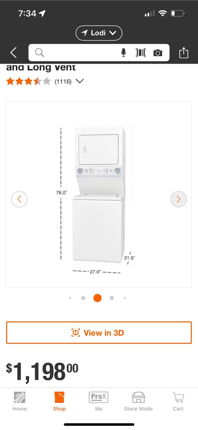 Frigidaire 3.9 cu. ft. Washer and 5.6 cu. ft. Gas Dryer Combo - photo 2