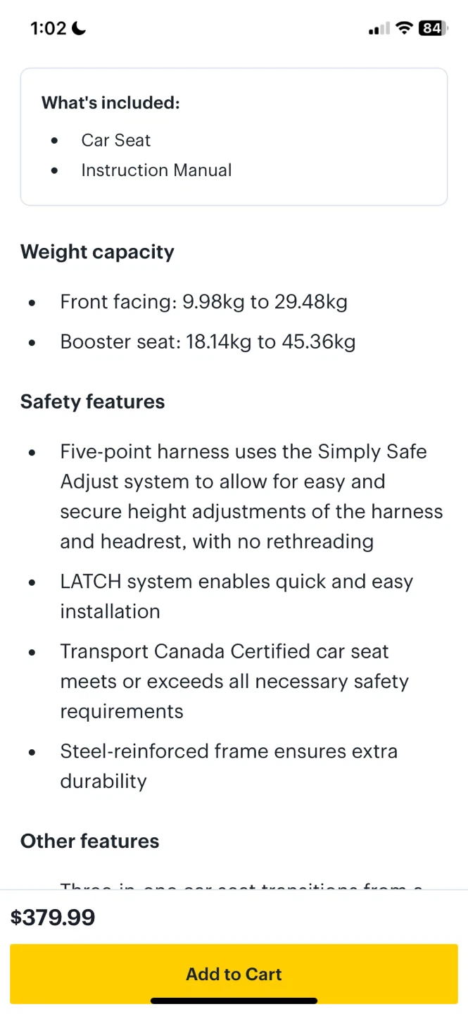 Graco Nautilus 65 3-in-1 Harness Booster Car Seat - Black - photo 5