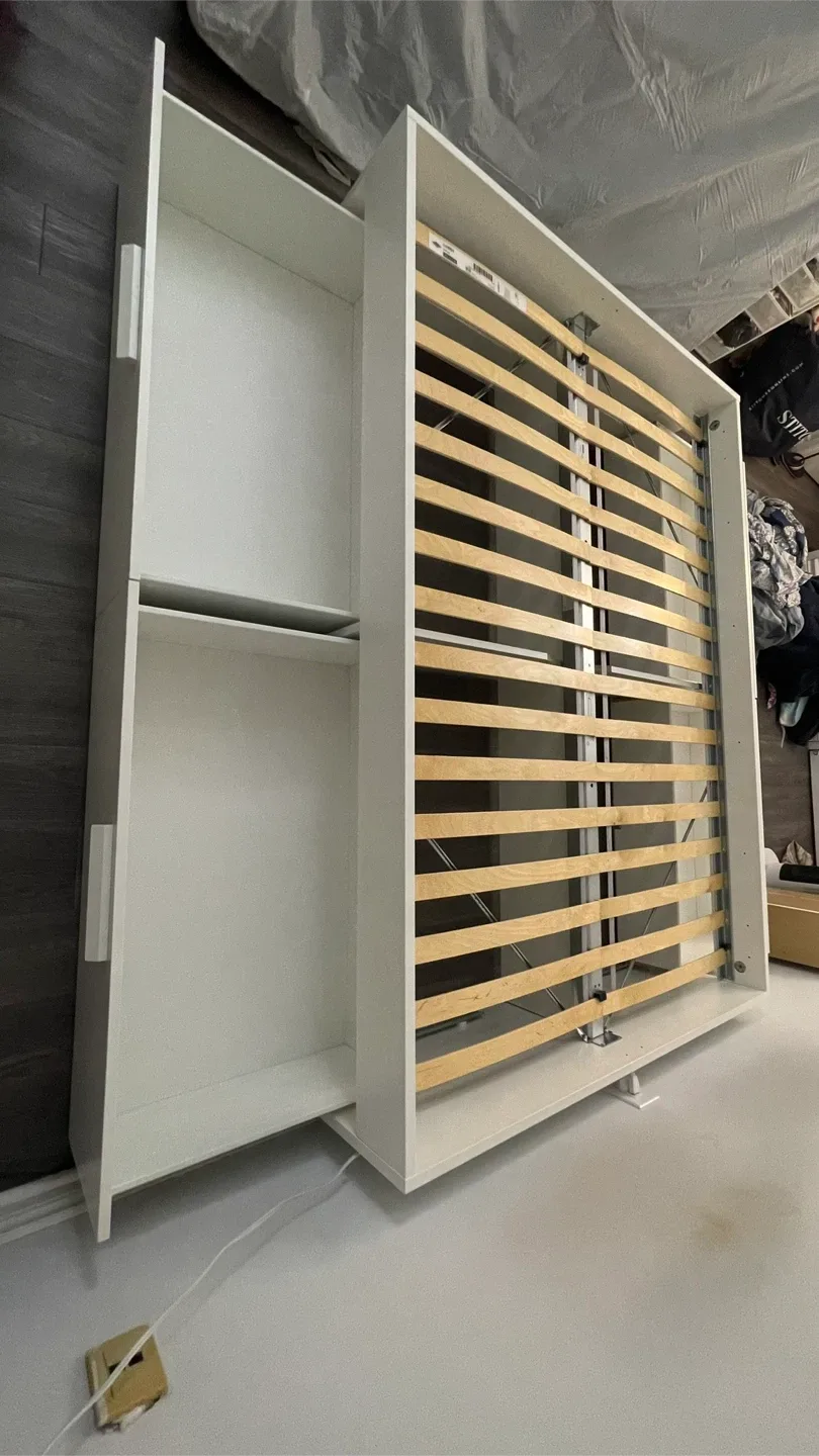 IKEA Brimnes Full Bed Frame with Storage image indicator(4)