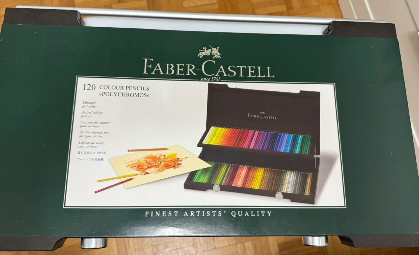 Faber-Castell Polychromos 120 Colour Pencils – Wooden Case Set image indicator(8)