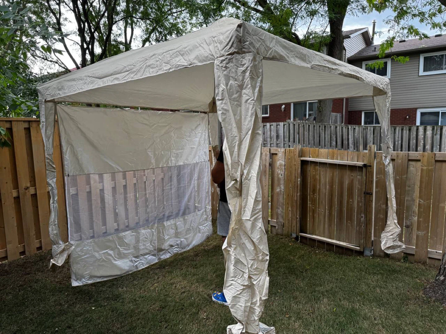 MoKo Beach Cabana 8x8ft Khaki Canopy Tent – New