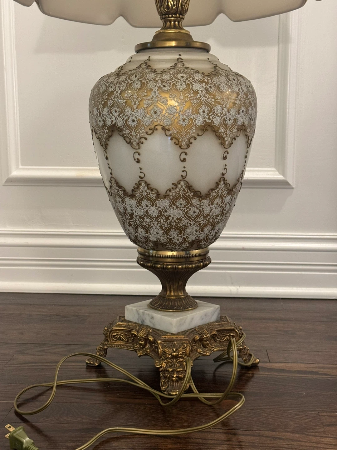 Vintage Italian Lamp with Marble Base - photo 4