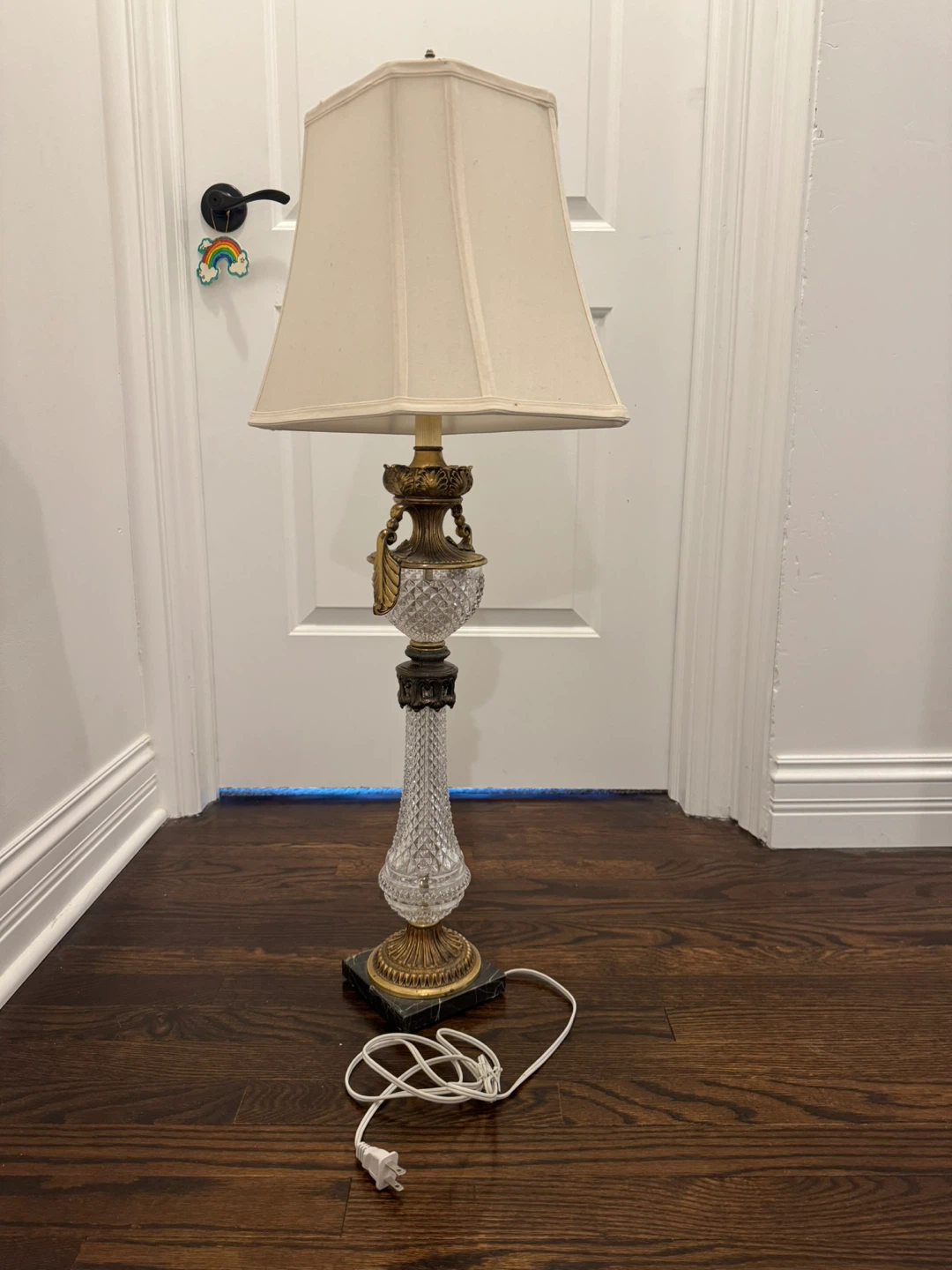 Vintage Style Crystal Table Lamp - photo 2
