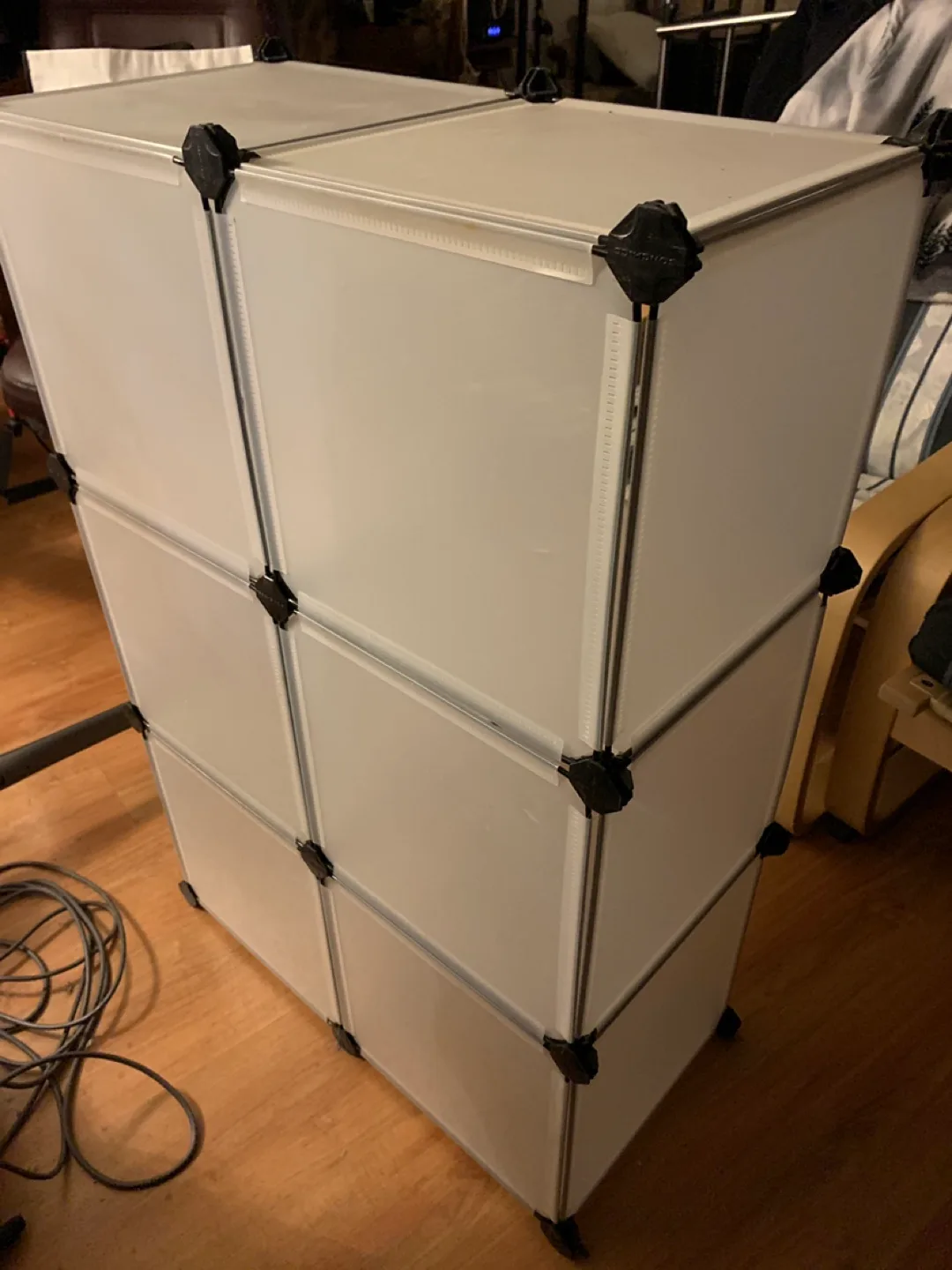 🥕White Cube Storage Shelf, obo image indicator(2)