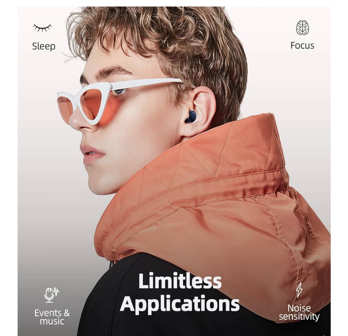 BIGOOD Ear Plugs for Sleeping - Noise Cancelling image indicator(6)