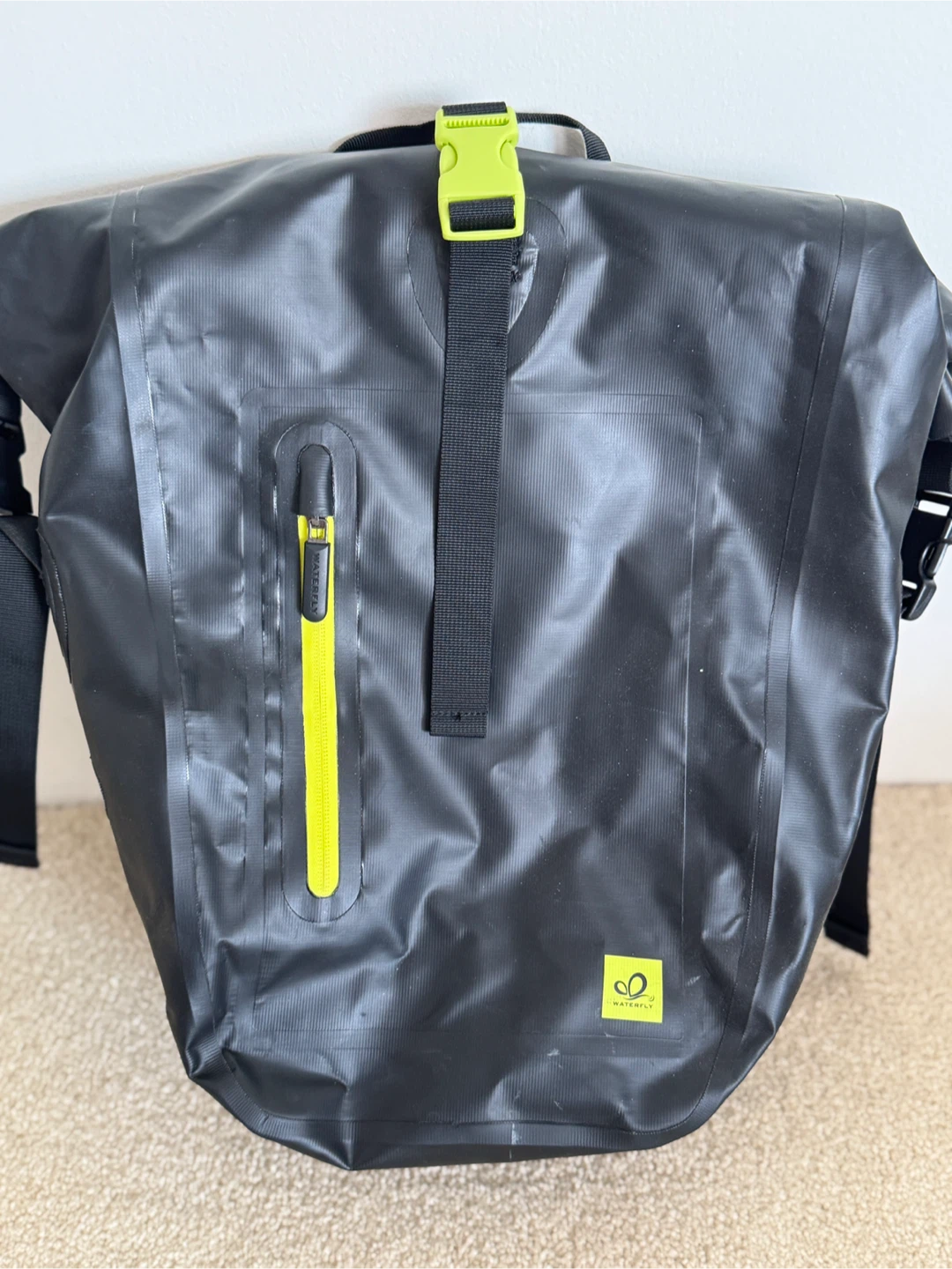 Waterfly Waterproof Bike Bag - Black