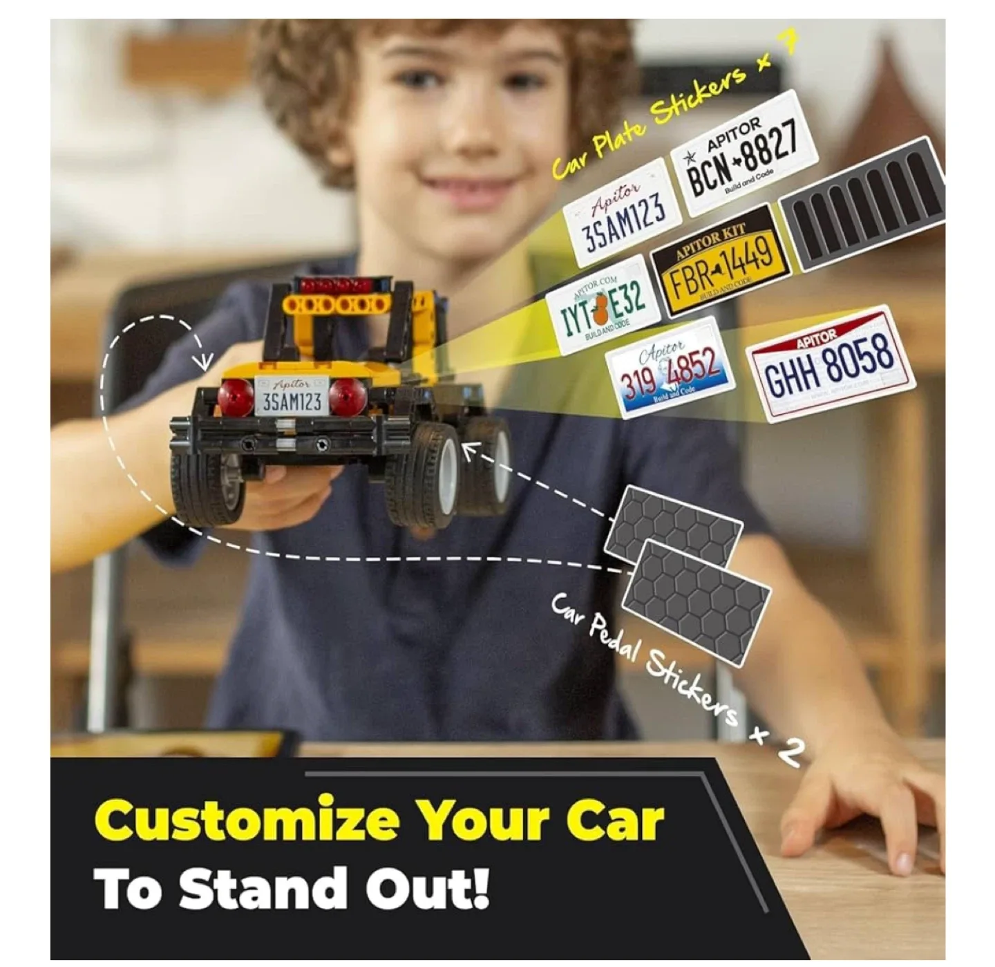 Apitor Robot R 4-in-1 Building Kit, STEM Coding Toy image indicator(5)