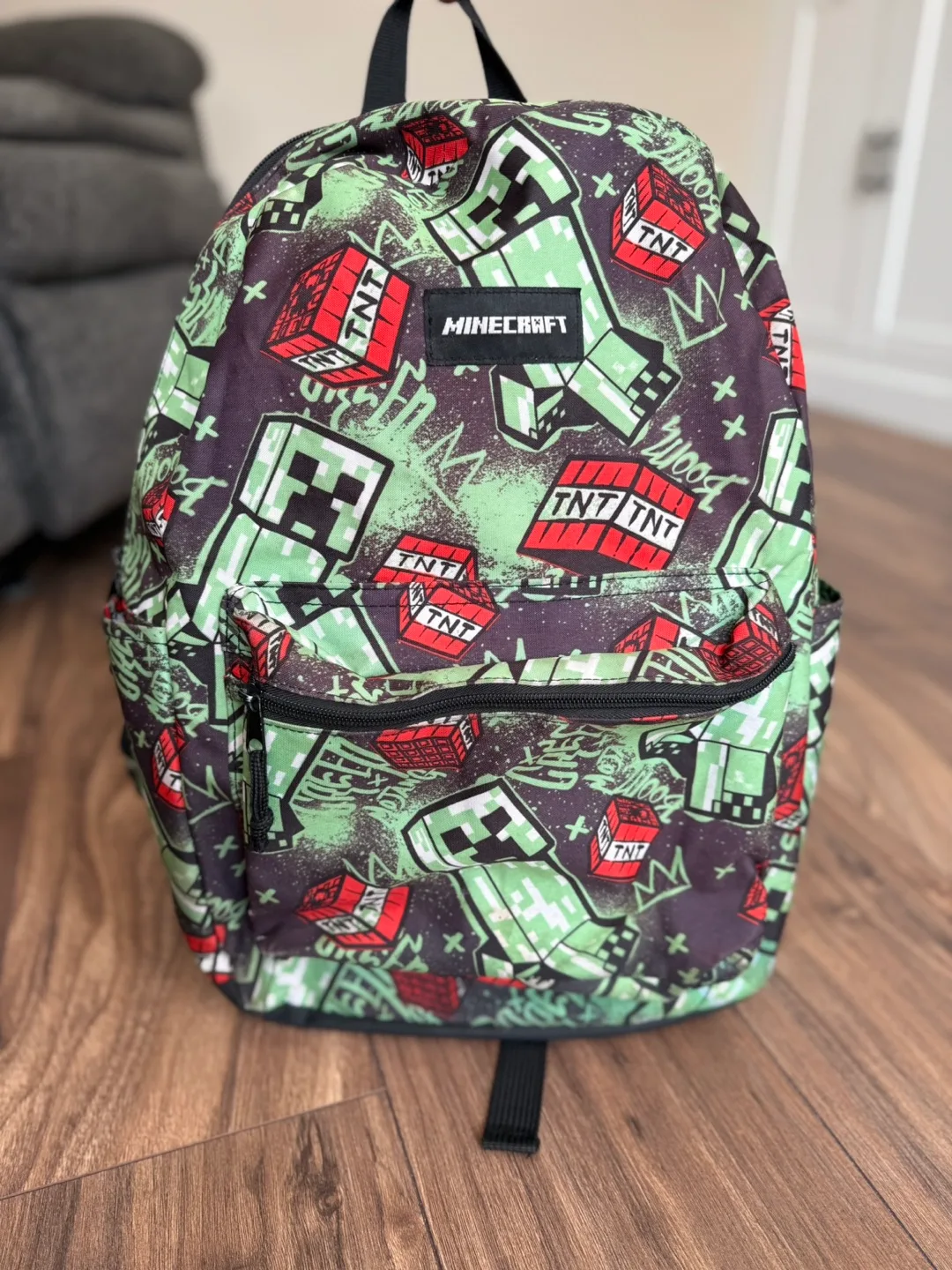 Minecraft Creeper TNT Backpack thumbnail