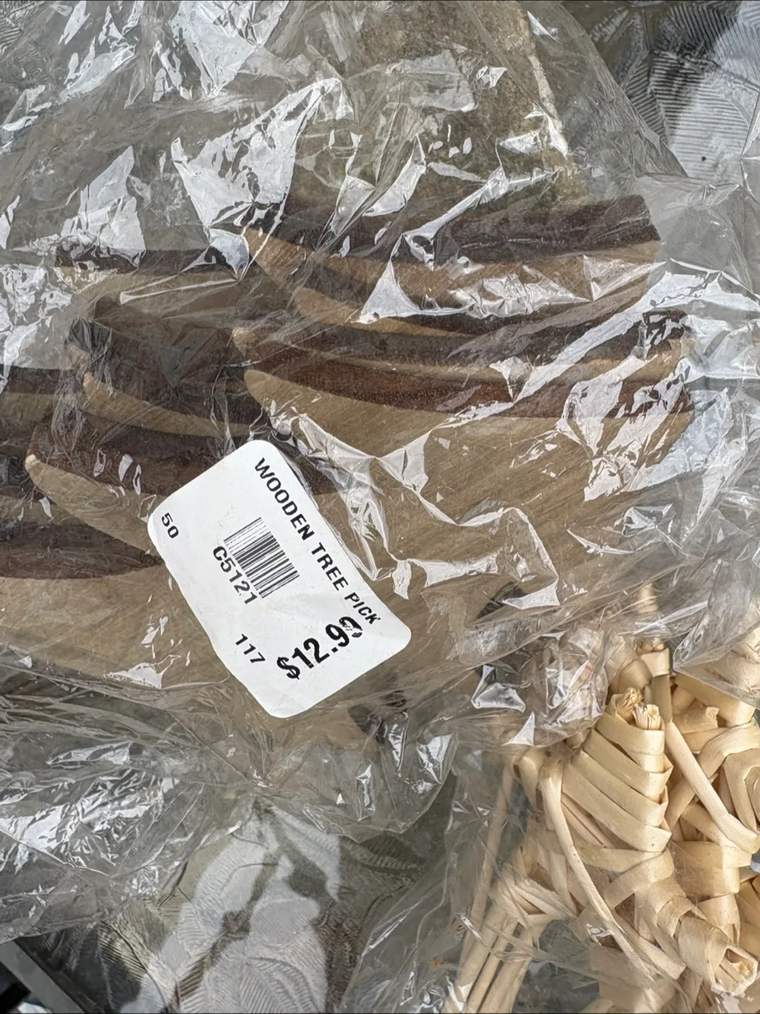 Festive Holiday Wooden Picks (Pine Trees, Stars, Circles) image indicator(5)