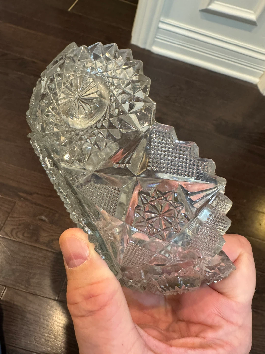Vintage Cut Glass Bowl - photo 2