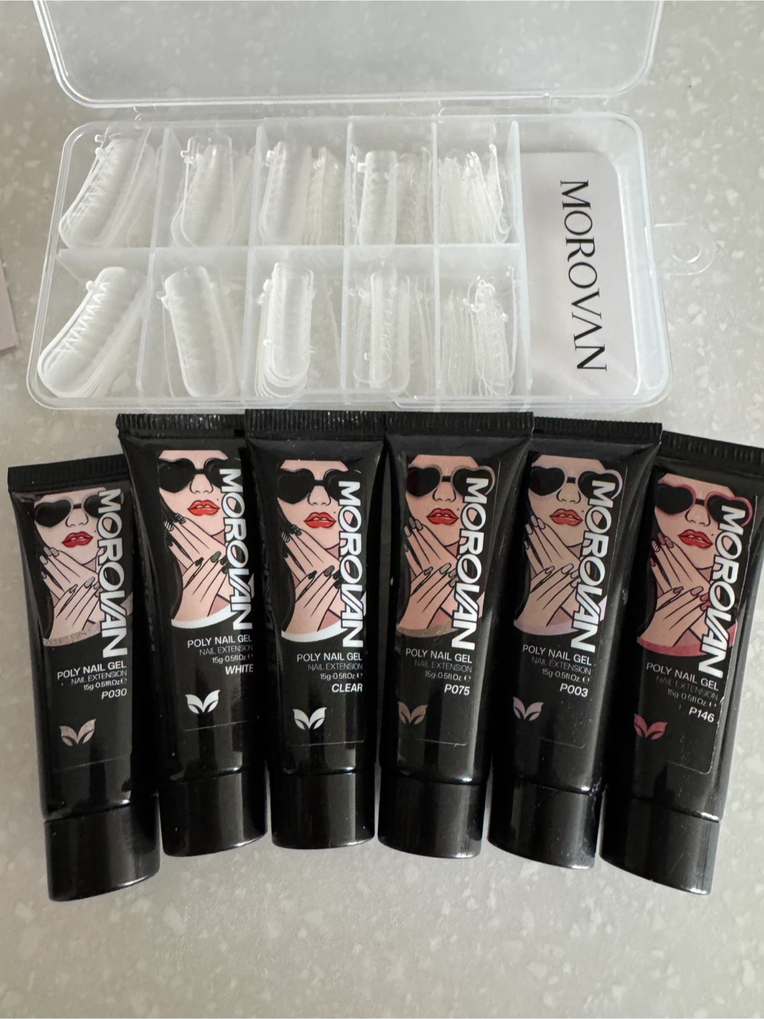 Morovan 2-in-1 Poly Nail Gel Kit - photo 2