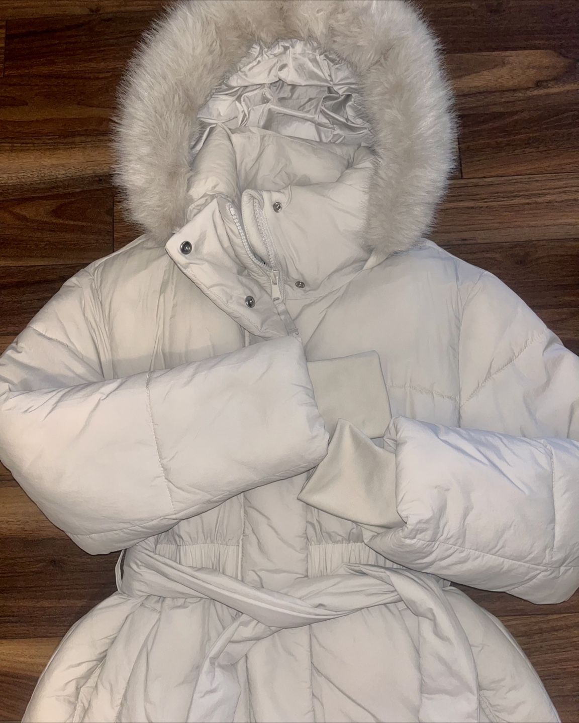 GAP Cream Puffer Coat - Size M - photo 2