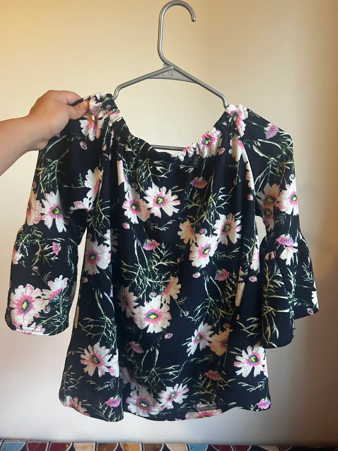 Floral Off-The-Shoulder Blouse thumbnail
