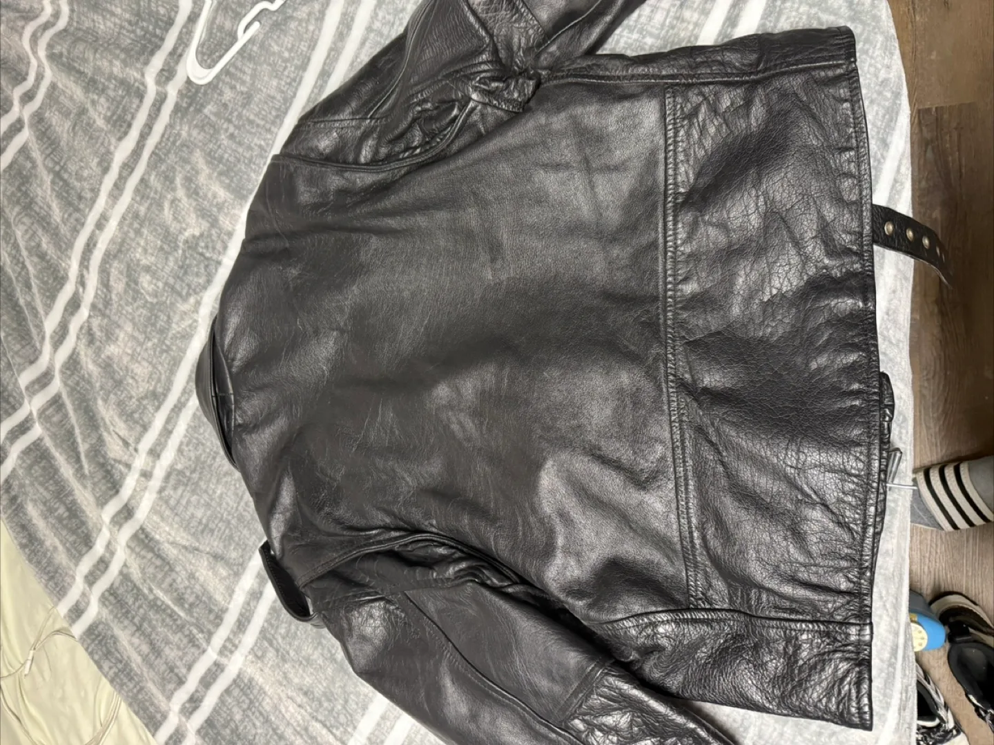 Leatherboy Black Leather Jacket image indicator(4)