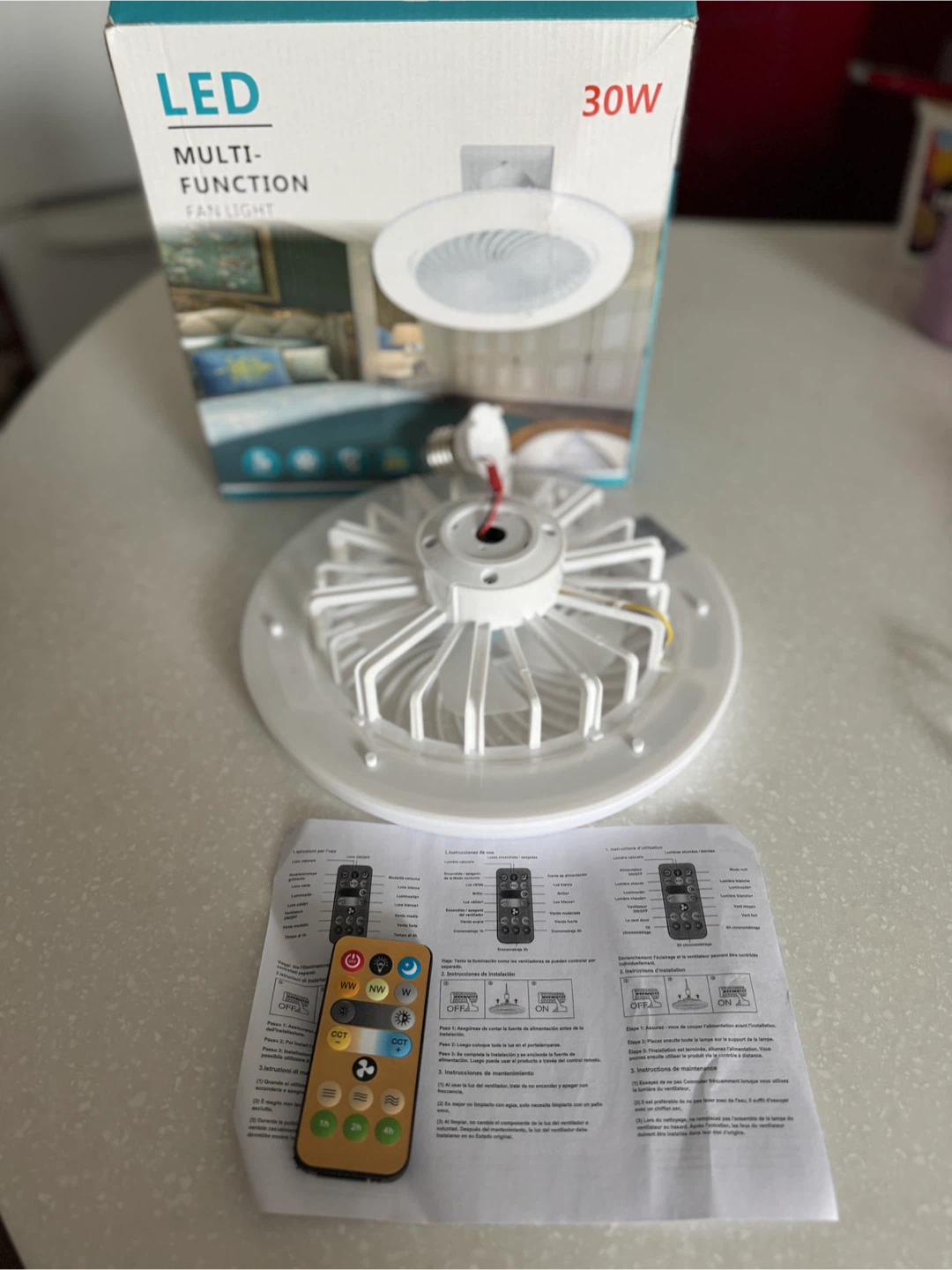 LED Multi-Function Fan Light 30W - photo 2