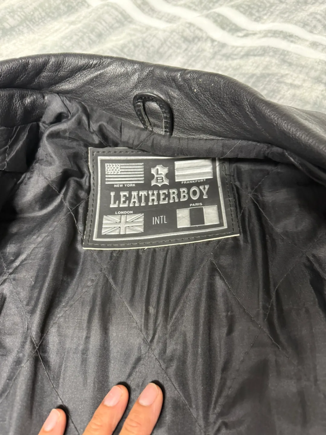 Leatherboy Black Leather Jacket image indicator(2)