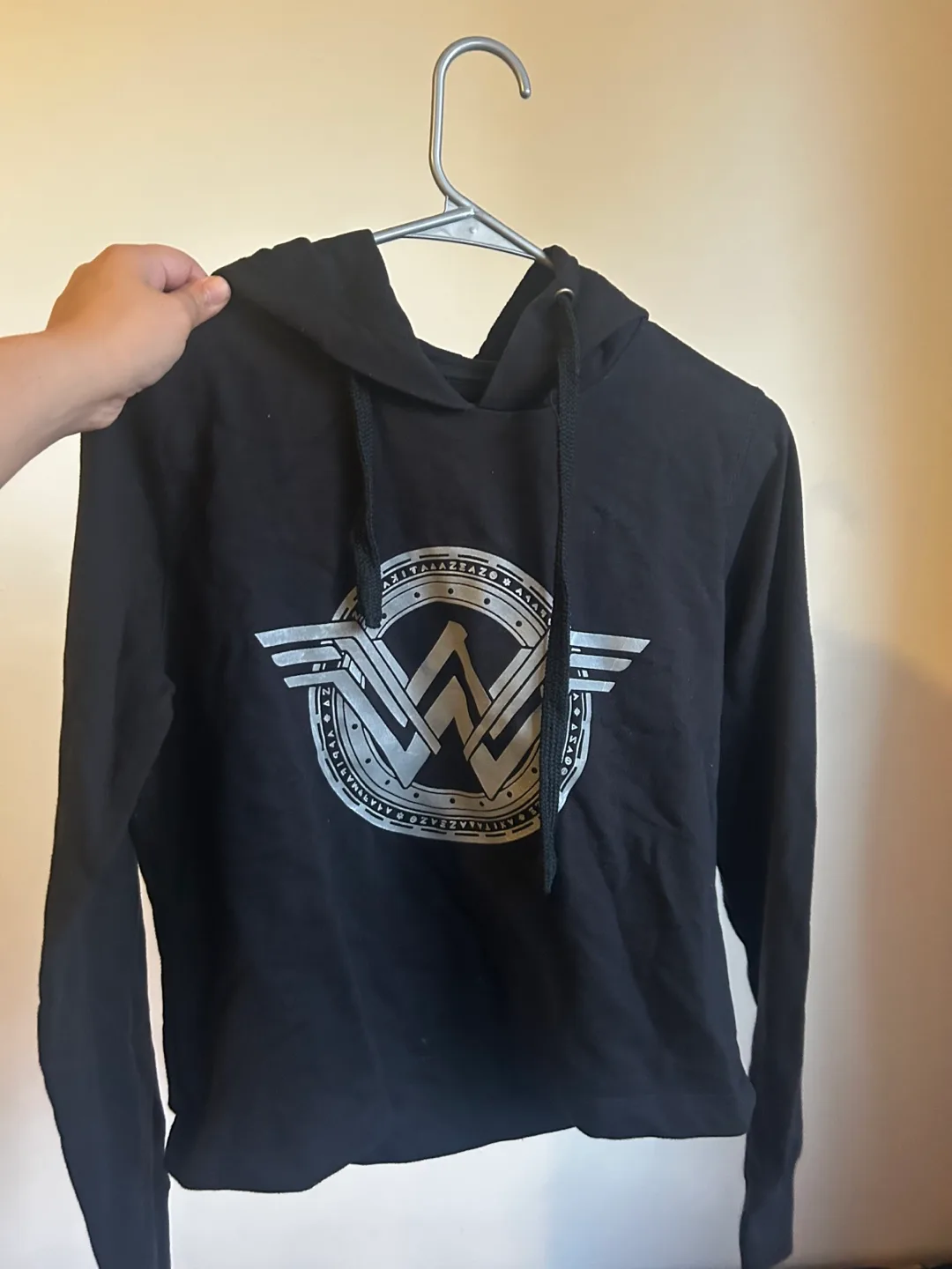 Wonder Woman Black Hoodie thumbnail