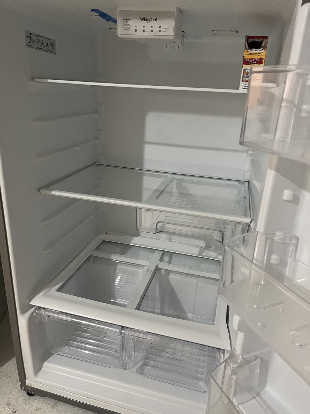 Whirlpool 18 cu. ft. Top Freezer Refrigerator - photo 5