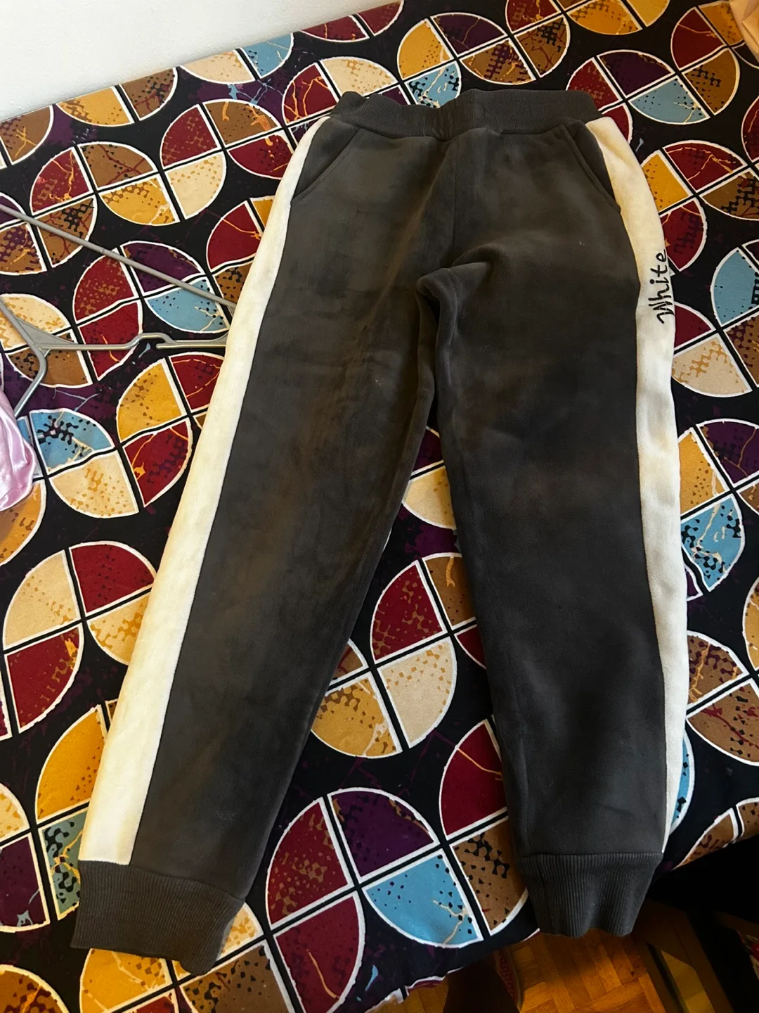 White/Grey Cozy Lounge Pants thumbnail