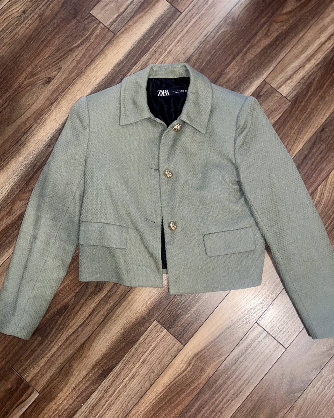 Zara Cropped Blazer - Size S