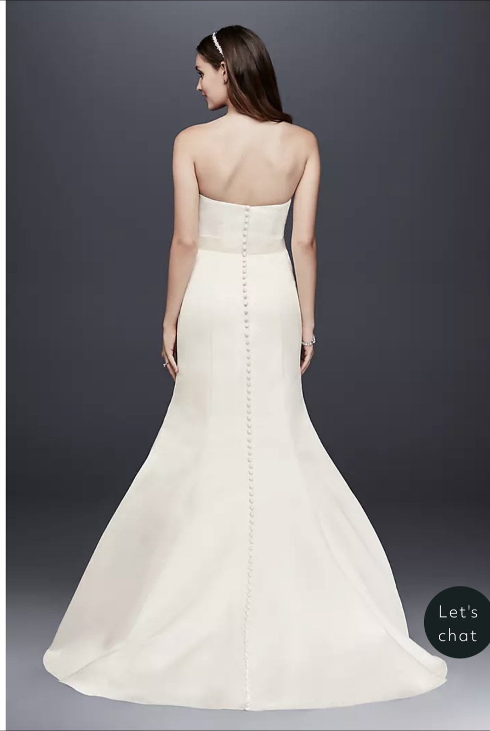 David's Bridal White Wedding Dress - photo 2