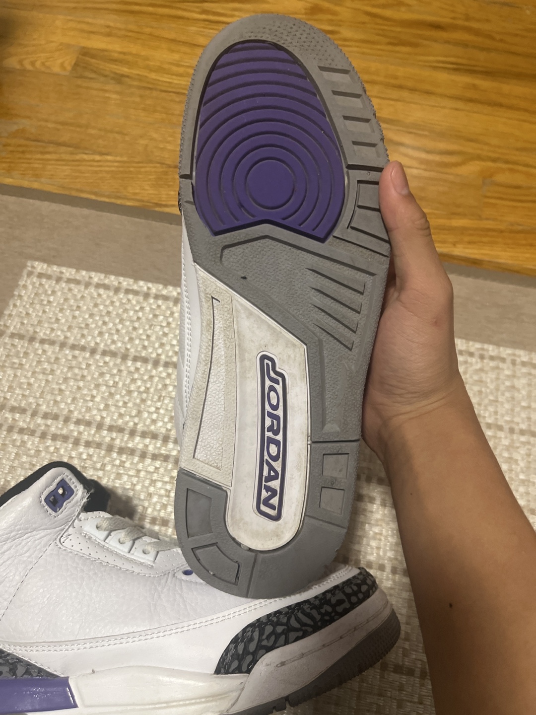 Air Jordan 3 “Dark Iris” – Size [6.5] - photo 2