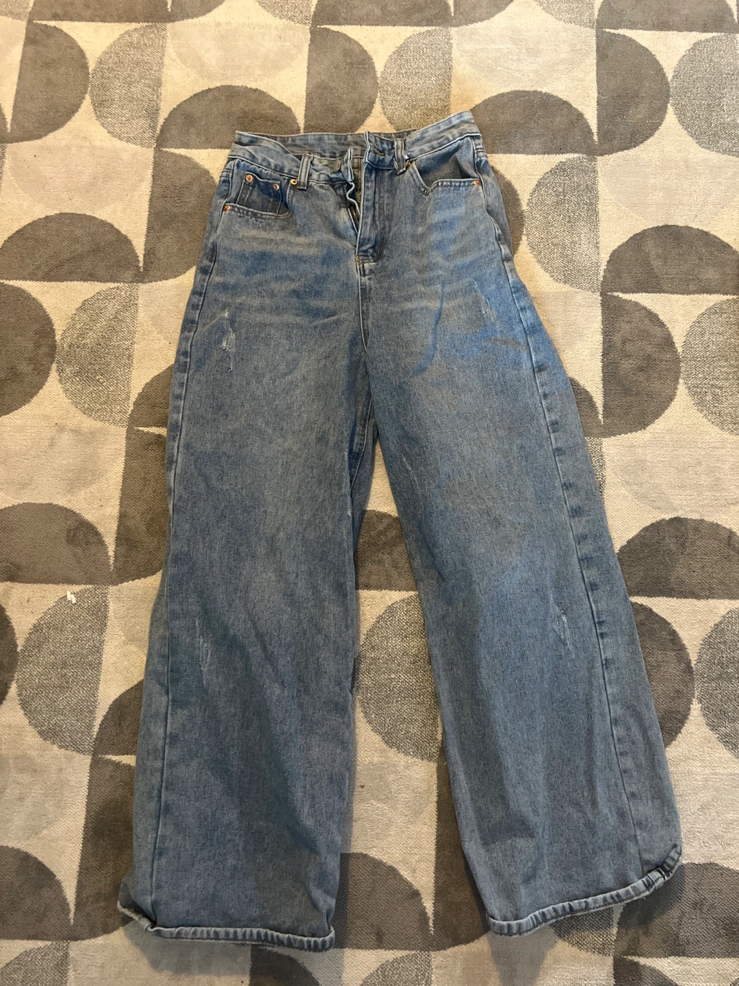 Wide Leg Jeans - Size M