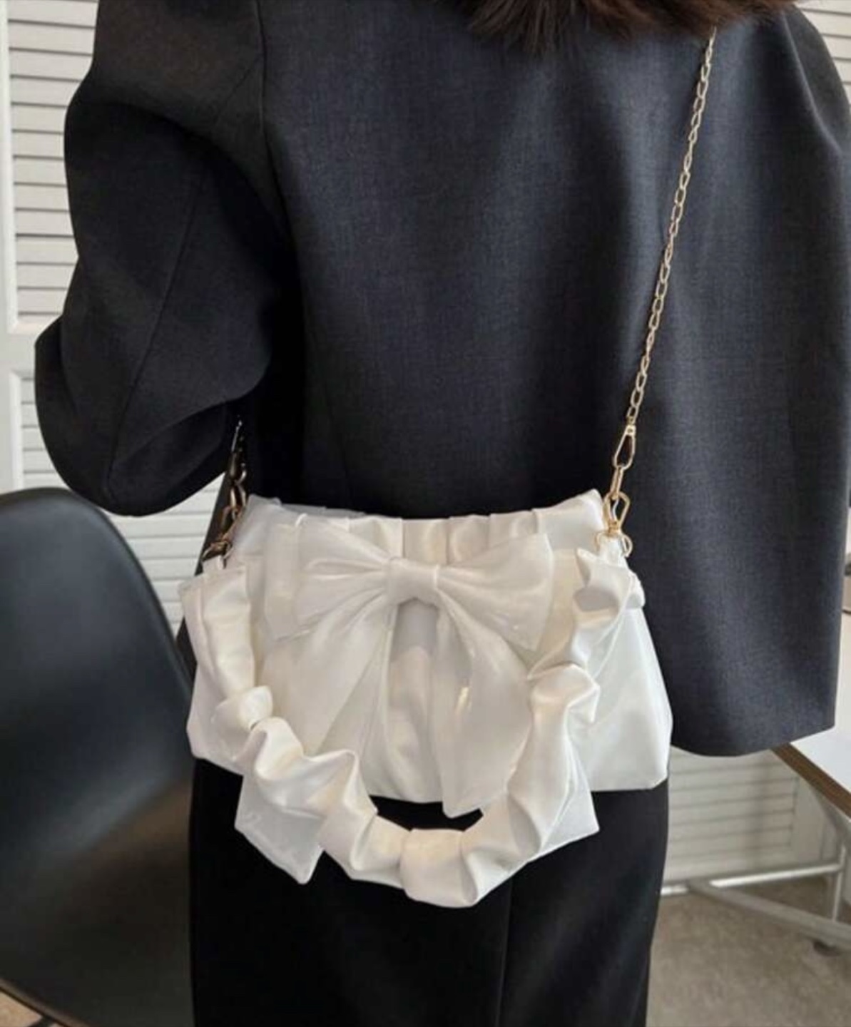 White Bow Handbag - photo 2
