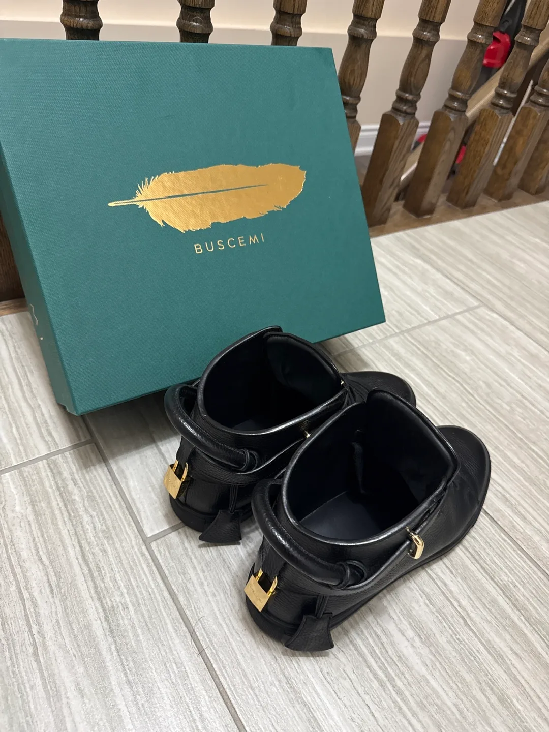 Buscemi 100MM Black/Black Size 11 Shoes image indicator(2)