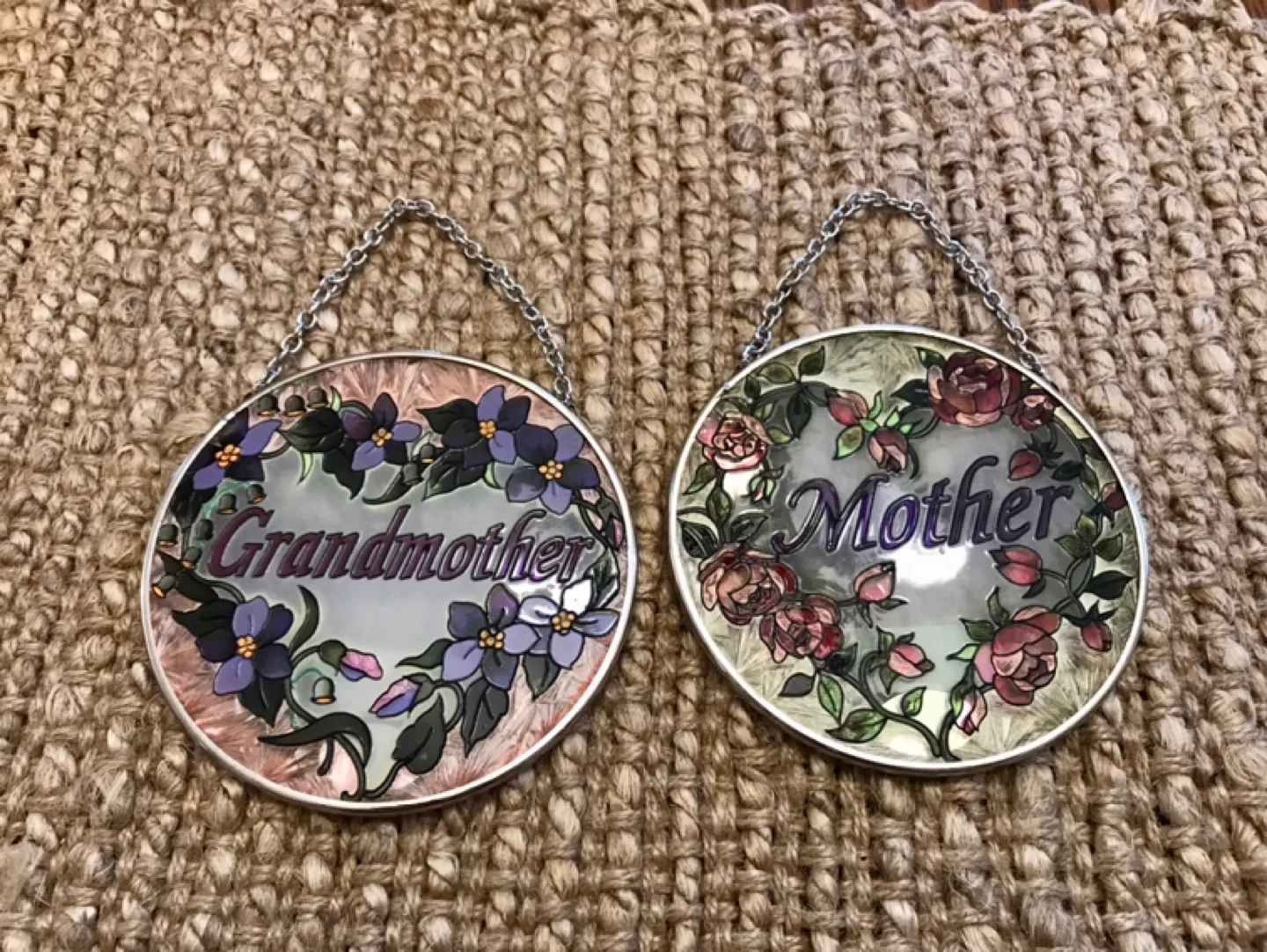 Mother & Grandmother Sun Catcher Set thumbnail